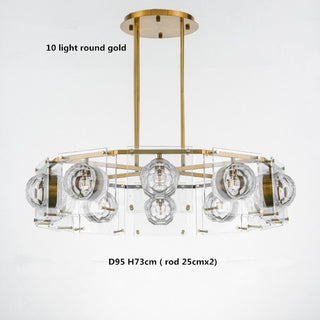 Crystal Balls Chandelier - Kitchen Island Lighting-Kitchen Island