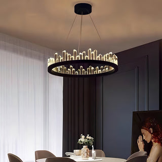 Crystal Chandelier: Exquisite Lustre for Elegant Spaces-Chandeliers