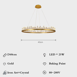 Crystal Chandelier: Exquisite Lustre for Elegant Spaces-Chandeliers
