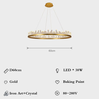 Crystal Chandelier: Exquisite Lustre for Elegant Spaces-Chandeliers