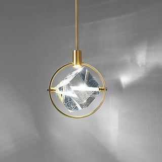Crystal Cube LED Rotatable Pendant Chandelier-Kitchen Island