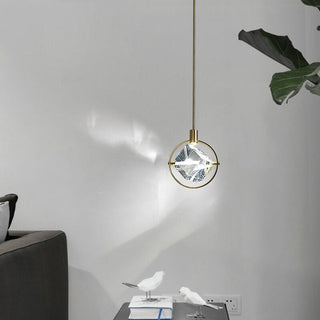 Crystal Cube LED Rotatable Pendant Chandelier-Kitchen Island