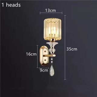 Crystal Cylinders LED Chandelier - Modern Lighting-Chandeliers