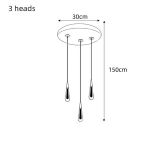 Crystal Drops Staircase Chandelier: Elegant Lighting-Staircase Chandeliers