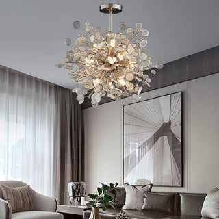 Crystal Glass Chandelier – Illuminate with Elegance-Chandeliers
