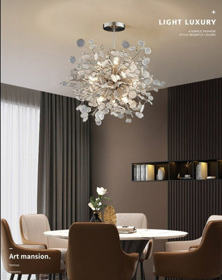 Crystal Glass Chandelier – Illuminate with Elegance-Chandeliers