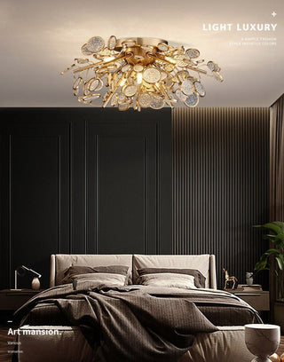 Crystal Glass Chandelier – Illuminate with Elegance-Chandeliers