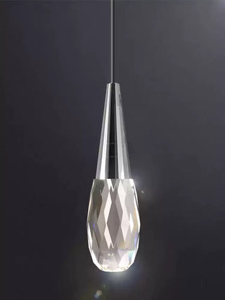 Crystal K9 Drops Staircase Chandelier – Luxury Pendant Light