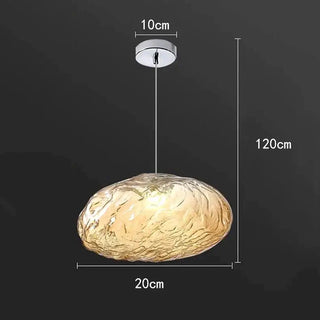 Crystal Lava Pebbles Chandelier - Elegant Lighting-Staircase Chandeliers