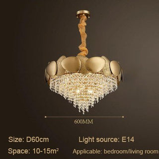 Crystal Pendant Lamp Chandelier: Illuminate with Elegance-Kitchen Island