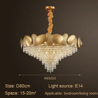 Crystal Pendant Lamp Chandelier: Illuminate with Elegance-Kitchen Island
