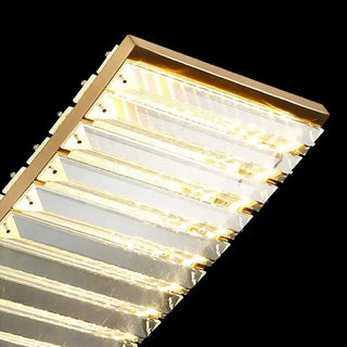 Crystal Slope Pendant Kitchen Island Light-Kitchen Island