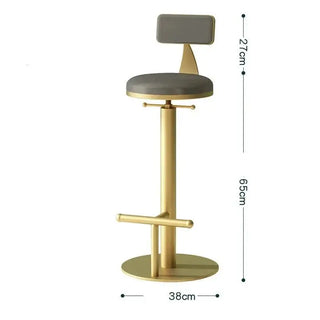 Cucina Velvet Bar Stool Chair for Kitchen Island Counter-Bar Stools