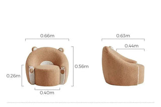 Cuddle Bear Kids Sofa – Playful Soft Seating for Little Ones-Kids Furniture