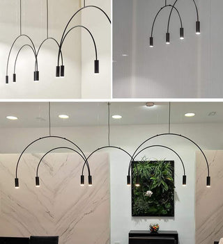 Curve Hanging Light - Illuminate in Style-Kitchen Island
