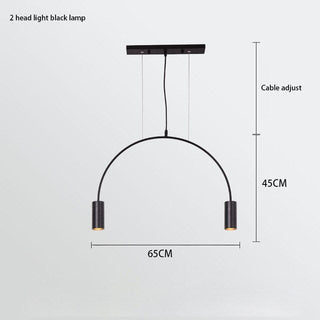 Curve Hanging Light - Illuminate in Style-Kitchen Island