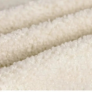 Curve Shoe Changing Stool with Lamb Wool Cushion-Benches