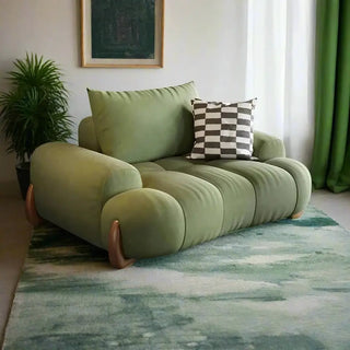 Curved Luxo Living Room Sofa Set-Sofa Set