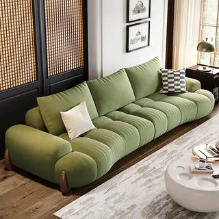 Curved Luxo Living Room Sofa Set-Sofa Set