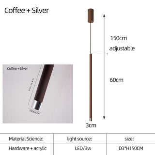 Cylindrical Two Color LED Chandelier - Dazzling Illumination-Staircase Chandeliers