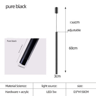 Cylindrical Two Color LED Chandelier - Dazzling Illumination-Staircase Chandeliers