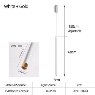 Cylindrical Two Color LED Chandelier - Dazzling Illumination-Staircase Chandeliers