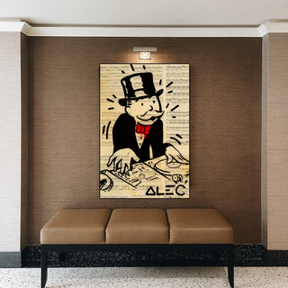 DJ Rocks: Get Your Mr Monopoly Canvas Wall Art-Wall Posters