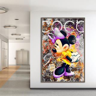 Darling: Minnie Canvas Wall Art – Exquisite Home Decor-Mickey Art