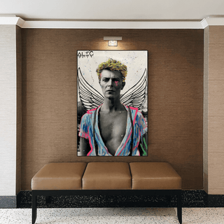 David Bowie Angel Singer by Alec Canvas Wall Art-David Bowie Wall Art
