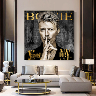 David Bowie Singer Canvas Wall Art-David Bowie Wall Art