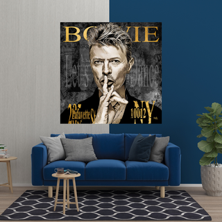 David Bowie Singer Canvas Wall Art-David Bowie Wall Art