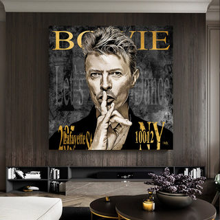 David Bowie Singer Canvas Wall Art-David Bowie Wall Art