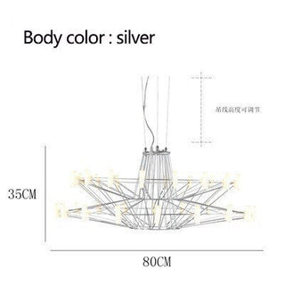 Designer Coppelia LED Chandelier - Exquisite Illumination-Chandeliers