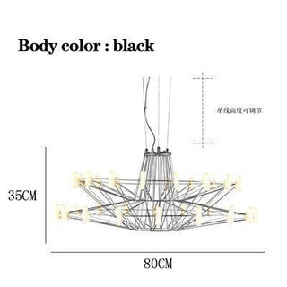 Designer Coppelia LED Chandelier - Exquisite Illumination-Chandeliers