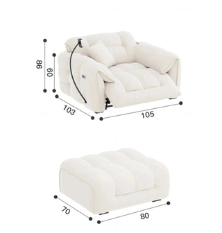 Designer Divano Fancy Electric Sofa Set-Sofa Set