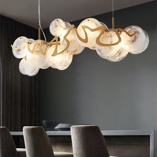 Designer Glass Chandelier: Elevate Your Space-Kitchen Island
