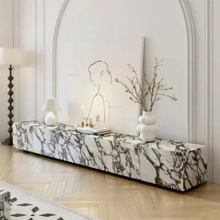 Designer Marble Pattern TV Stands for Living Room-TV Stands