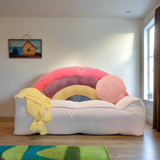 Designer Rainbow Bean Bag Recliner Chair Sofa-Sofa Set