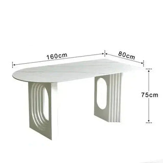 Designer Slate Dining Table Set – Lasting Durability-Dining Tables