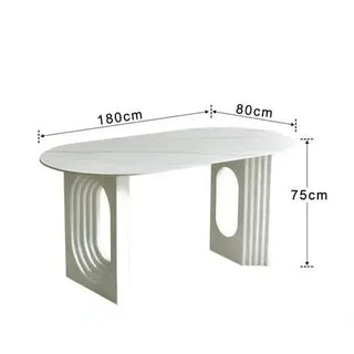 Designer Slate Dining Table Set – Lasting Durability-Dining Tables