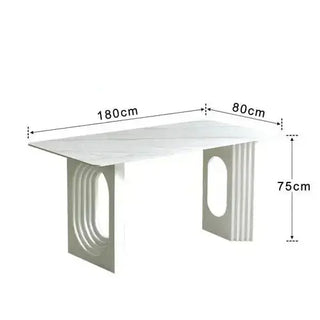 Designer Slate Dining Table Set – Lasting Durability-Dining Tables