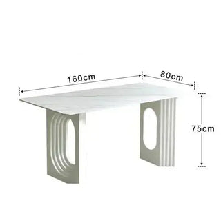 Designer Slate Dining Table Set – Lasting Durability-Dining Tables