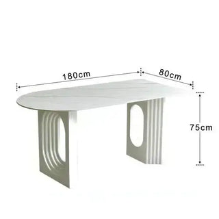Designer Slate Dining Table Set – Lasting Durability-Dining Tables