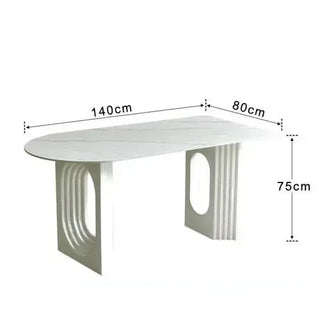 Designer Slate Dining Table Set – Lasting Durability-Dining Tables