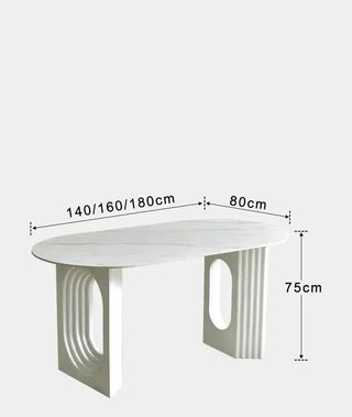 Designer Slate Dining Table Set – Lasting Durability-Dining Tables