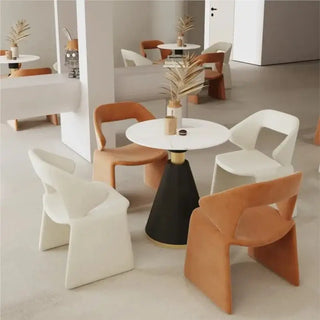Designer Velvet Dining Chair-Dining Chairs