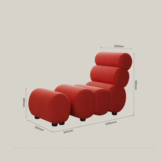 Designer Wing Back Sofa Chair for Living Room-Sofa Chairs