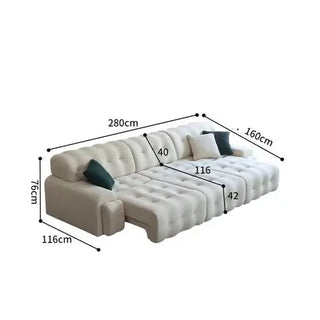Divano Lazy Sofa Bed for Living Room-Sofa Set