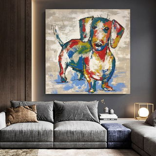 Dog Canvas Wall Art-Wall Posters