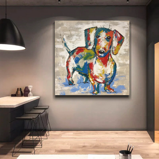 Dog Canvas Wall Art-Wall Posters